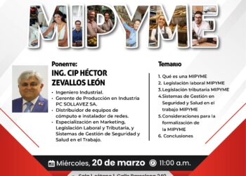 Charla Inductiva sobre el Régimen MIPYME / Miércoles 20 – 11:00 a.m.