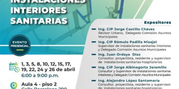 Curso de Especialización «Instalaciones interiores sanitarias»