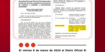La Norma Técnica Peruana IS0 37106:2024, para ciudades inteligentes y sostenibles, fue publicada en el Diario Oficial El Peruano
