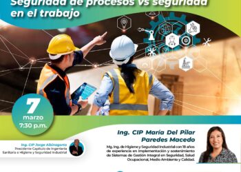 Jueves CISAHESI: Webinar “Seguridad de procesos Vs Seguridad en el trabajo” / Jueves 7 marzo – 07:30 p.m.