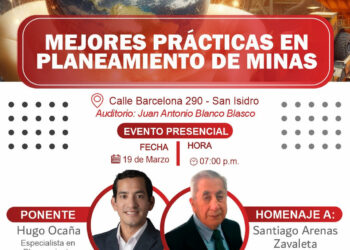 Martes de la Minería “Mejores Prácticas en Planeamiento de Minas” / Martes 19 marzo – 7 p.m.