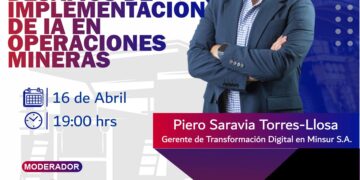 Martes de la Minería “Desafíos de Implementación de IA en Operaciones Mineras” / Martes 16 de abril – 7 p.m.
