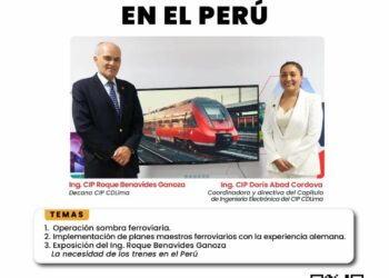 Conferencia: «Ingeniería Ferroviaria» / Miércoles 12 de junio – 5 p.m.