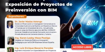 Charla informativa «Convocatoria a proveedores: Exposición de proyectos de preinversión con BIM» / Lunes 29 de abril – 7:00 p.m.