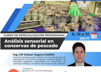 Curso de especialización profesional: ¨Análisis sensorial en conservas de pescado¨. Ingreso Libre. / Inicio: 6 de abril