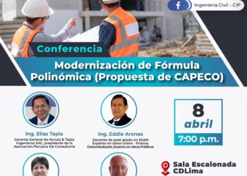 Conferencia presencial «Modernización de fórmula polinómica (propuesta de CAPECO)» / Lunes 8 de abril – 7:00 p.m.