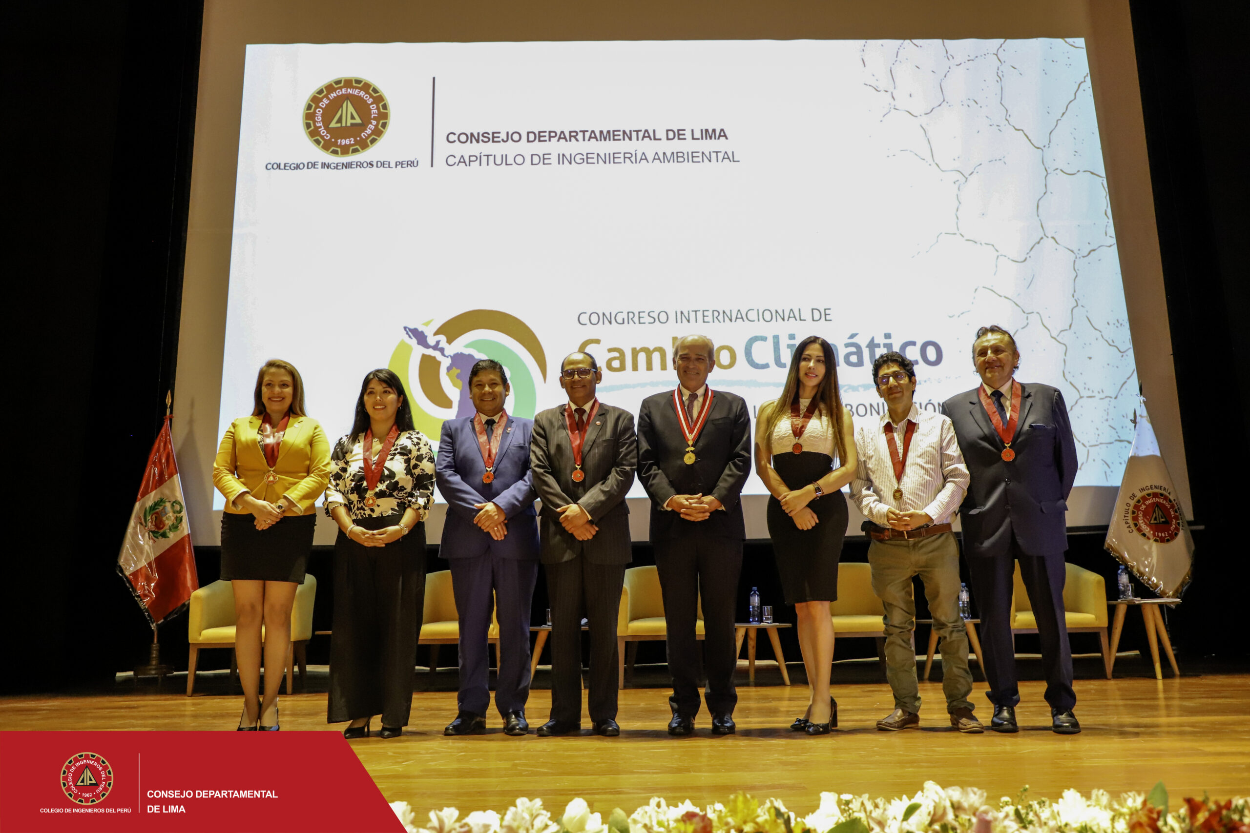 El Capítulo de Ingeniería Ambiental del CIP-CDLima inauguró el «Congreso Internacional de Cambio Climático: Rumbo a la Descarbonización»