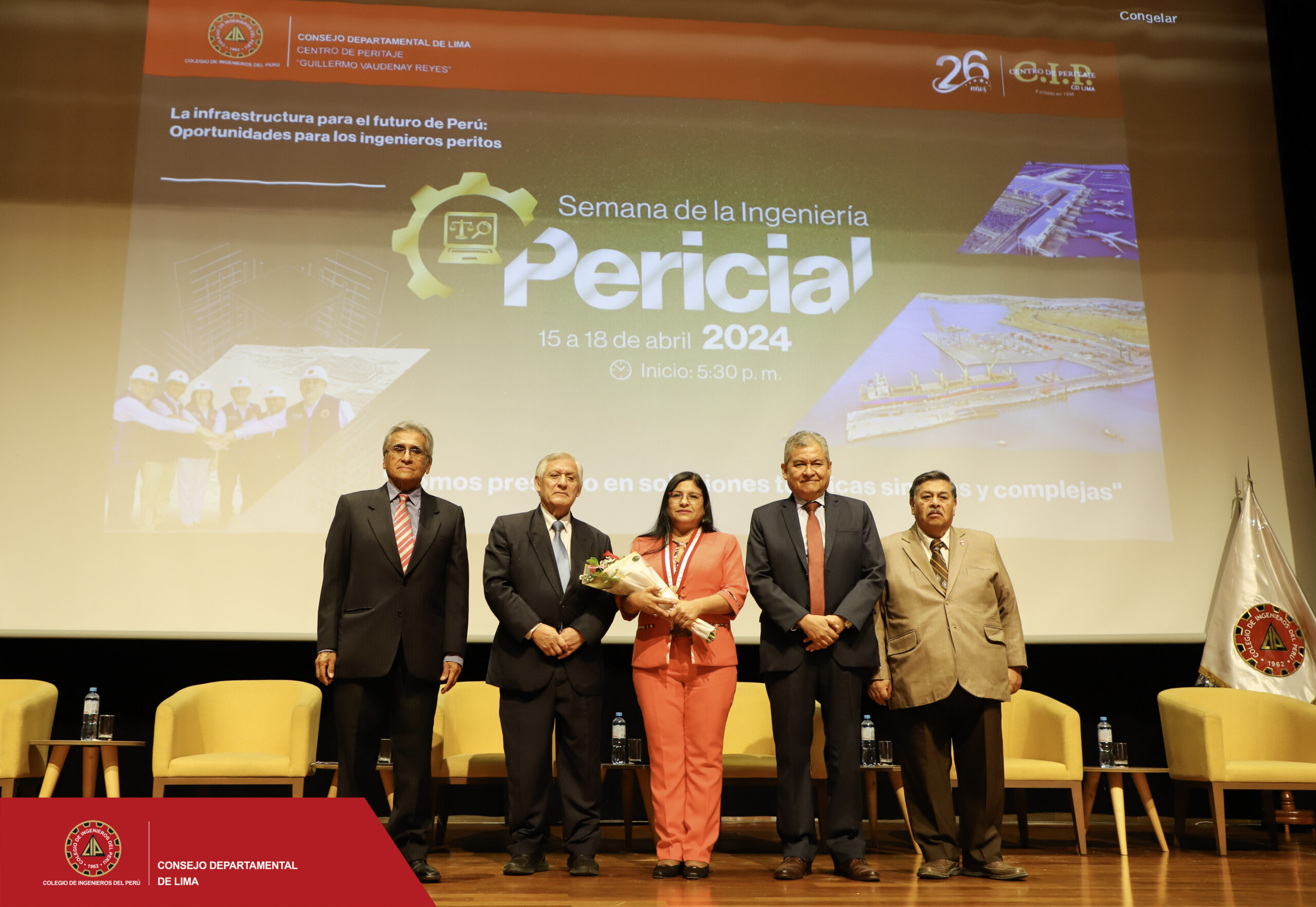 Se inauguró la Semana de la Ingeniería Pericial 2024, con participación de la Ing. CIP María del Carmen Ponce Mejía, decana nacional del Colegio de Ingenieros del Perú