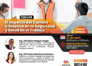 Taller «El impacto del cambio climático en la Seguridad y Salud en el Trabajo» / Sábado 27 de abril – 10:30 a.m.