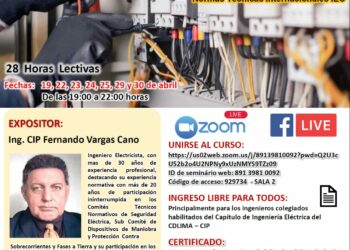 Curso Profesional IEC “Instalaciones Eléctricas para centros educativos” / Inicio: Viernes 19 de abril