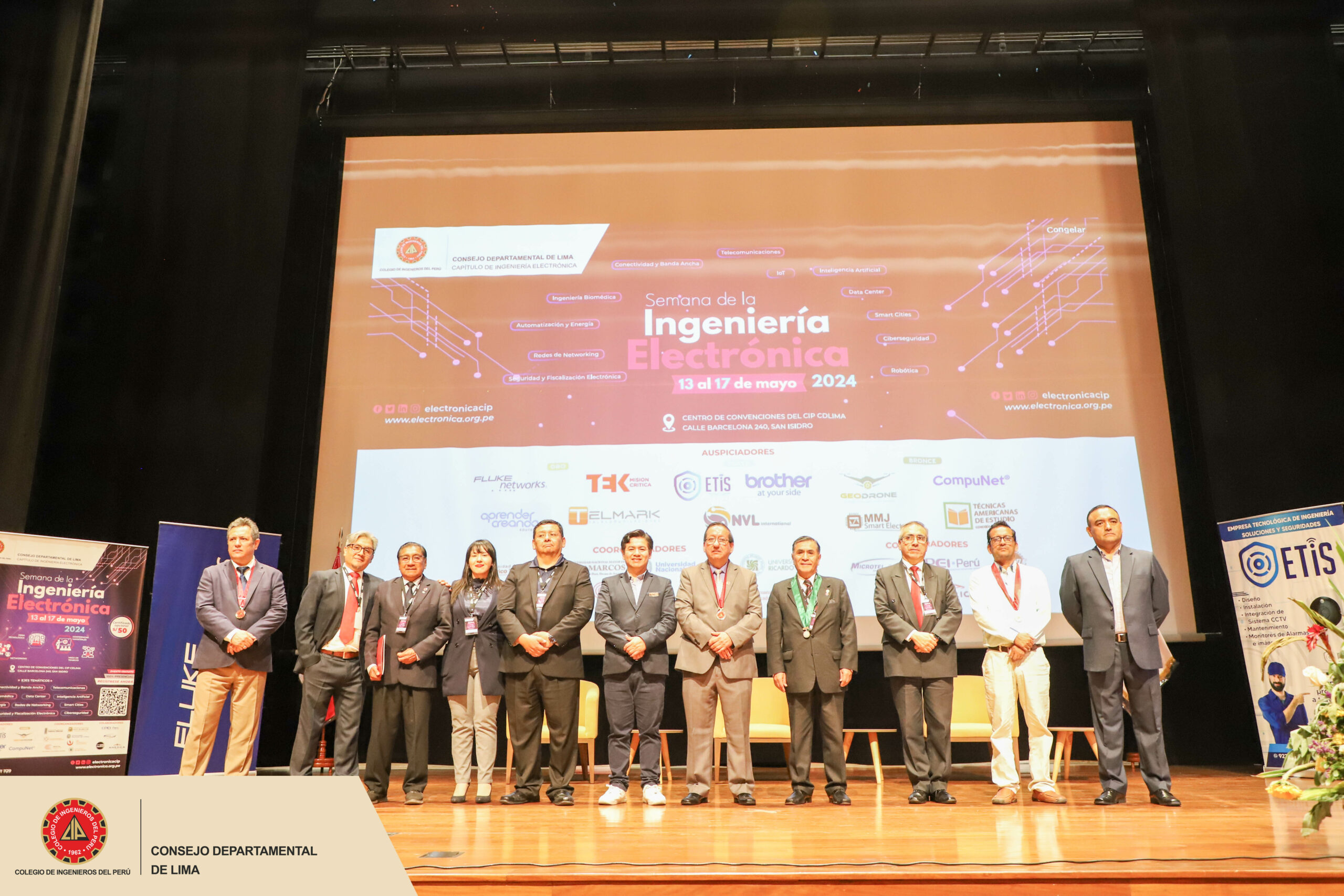 El Capítulo de Ingeniería Electrónica del CIP-CDLima celebró el Día de las Telecomunicaciones y la Sociedad de la Información