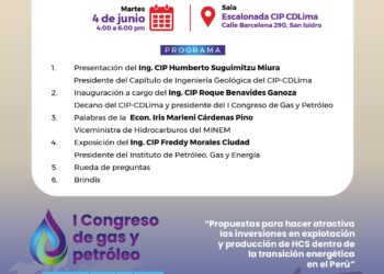 Lanzamiento del Primer Congreso de Gas y Petróleo/ Martes 4 de junio – De 4 a 6 p.m.