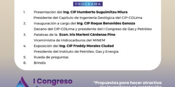 Lanzamiento del Primer Congreso de Gas y Petróleo/ Martes 4 de junio – De 4 a 6 p.m.