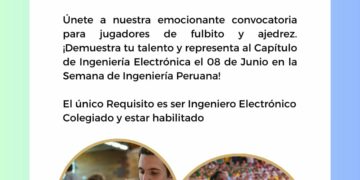 El Capítulo de Ingeniería Electrónica Convoca a nuevos jugadores para las disciplinas de Fulbito y Ajedrez