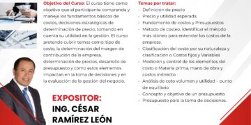Curso: Precios, costos y presupuestos MIPYME» / Inicio: Martes 2 de julio – 7:00 p.m.