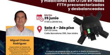 El Capítulo de Ingeniería Electrónica invita a participar en el Seminario taller: «Reflectometría, caracterización y mediciones con OTDR en redes FTTH preconectorizadas y desbalanceadas»