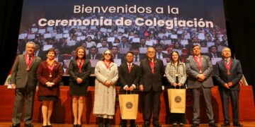 Con participación del Ing. CIP Gustavo Luyo Velit, vicedecano del CIP-CDLima, se realizó la ceremonia de colegiación N.° 461