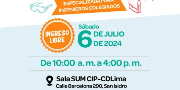 «Feria Laboral Especializada para Ingenieros Colegiados» / Sábado 6 de julio – De 10:00 a.m. a 4:00 p.m.