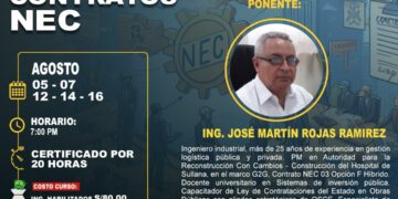 Curso: «Contratos NEC»/Inicio: 5 de agosto – 7 p.m.