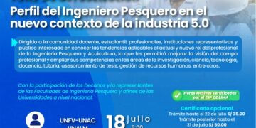 Foro de actualización: «Perfil del Ingeniero Pesquero en el nuevo contexto de la industria 5.0» / Fechas: 18 y 25 de julio