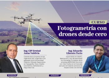 Curso «Fotogrametría con drones desde cero» / Inicio: 14 de agosto – 8 a.m.
