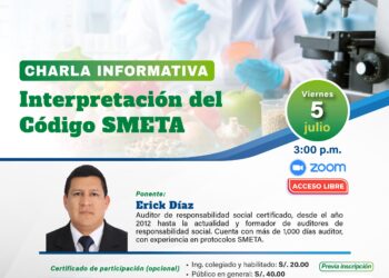 Charla Informativa: «Interpretación del código SMETA» / 5 de julio