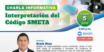 Charla Informativa: «Interpretación del código SMETA» / 5 de julio