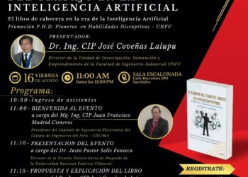 Presentación del libro «El algoritmo del futuro del trabajo en la inteligencia artificial» / Viernes 16 de agosto – 11:00 a.m.