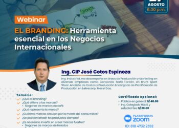 Webinar «El branding: Herramienta esencial en los negocios internacionales» / Martes 27 de agosto – 6:00 p.m.