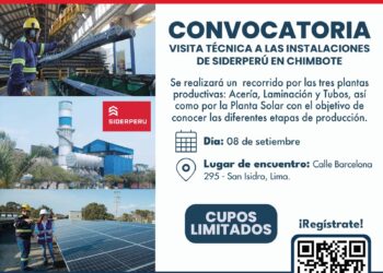 Convocatoria: «Visita Técnica a las instalaciones de SIDERPERÚ en Chimbote» / Domingo 8 de setiembre