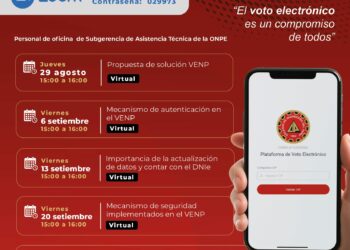 Sesiones informativas: Voto Electrónico No Presencial
