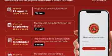 Sesiones informativas: Voto Electrónico No Presencial