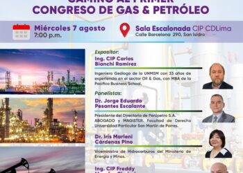Mesa redonda «Camino al Primer Congreso de Gas y Petróleo» / Miércoles 07 de agosto – 7:00 p.m.