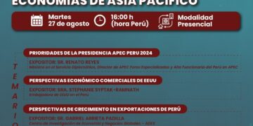 Foro: «Propuestas y objetivos en economías de Asia Pacífico» / Martes 27 de agosto – 4 p.m.
