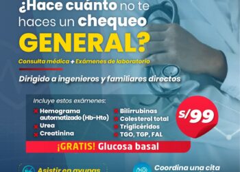 El Centro Médico del Consejo Departamental de Lima del CIP CDLIMA organiza la «Campaña médica general» / Viernes 23 de agosto – 8:30 a.m.