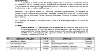 Comisión Electoral Departamental