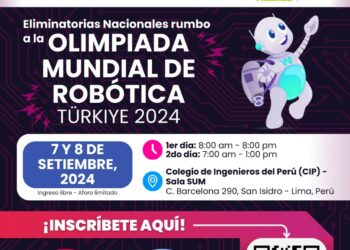 Evento: «Eliminatorias Nacionales rumbo a la World Robot Olympiad (WRO) Türkiye 2024» / Sábado 7 y domingo 8 de setiembre