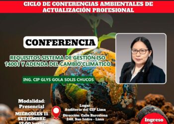 Segundo día: «Ciclo de conferencias ambientales de actualización profesional» / Miércoles 11 de setiembre – 5:00 p.m.