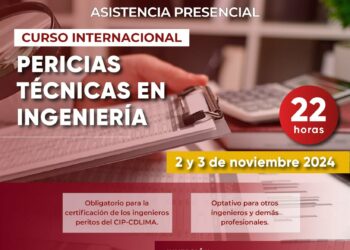 Curso Internacional: «Pericias técnicas en ingeniería»/ Inicio: Sábado 2 de noviembre