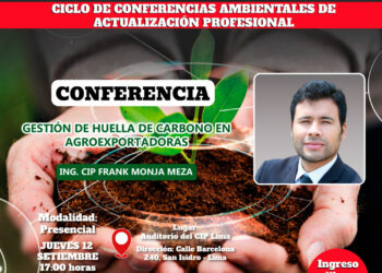 Tercer día: «Ciclo de conferencias ambientales de actualización profesional» / Jueves 12 de setiembre – 5:00 p.m.