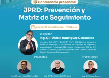 Conferencia presencial «JPRD: Prevención y matriz de seguimiento» /Jueves 12 de septiembre – 7:00 p.m.