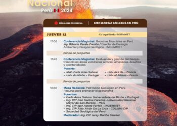 Semana Geológica Nacional 2024 / Jueves 12 de setiembre – 5:00 p.m.