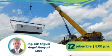 Conferencia virtual «Trabajos de izaje y movimiento de cargas» / Jueves 12 de setiembre – 8:00 p.m.