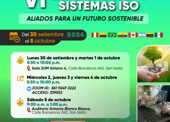 ¡Únete a la VI Expo Calidad y Sistemas ISO! / Del  30 de setiembre al 5 de octubre