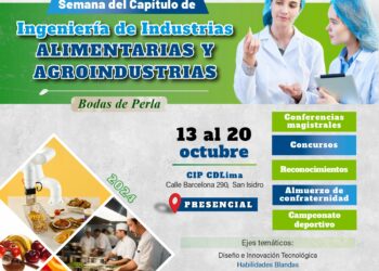 El Capítulo de Ingeniería Alimentaria de Industrias Alimentarias y Agroindustrias celebra su semana institucional 2024 del 13 al 20 de octubre