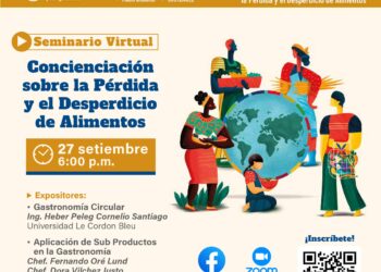 Seminario Virtual Concienciación sobre la Pérdida y el Desperdicio de Alimentos / Viernes 27 – septiembre 6:00 p.m.