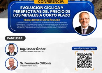 Martes de la minería «Evolución cíclica y perspectivas del precio de los metales a corto plazo» / Martes 24 de septiembre – 7:00 p.m.