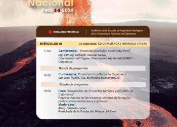 Semana Geológica Nacional Perù 2024/ Miércoles 18 de setiembre – 5:00 p.m.