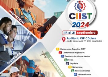 El sábado 14 de septiembre comienza la Semana del Capítulo de Ingeniería Industrial, de Sistemas y Transportes