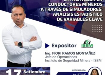 Martes de la minería “Impacto de la capacitación en conductores mineros a través de simuladores: Análisis estadísticos de variables clave” / Martes 17 de setiembre – 7 p.m.